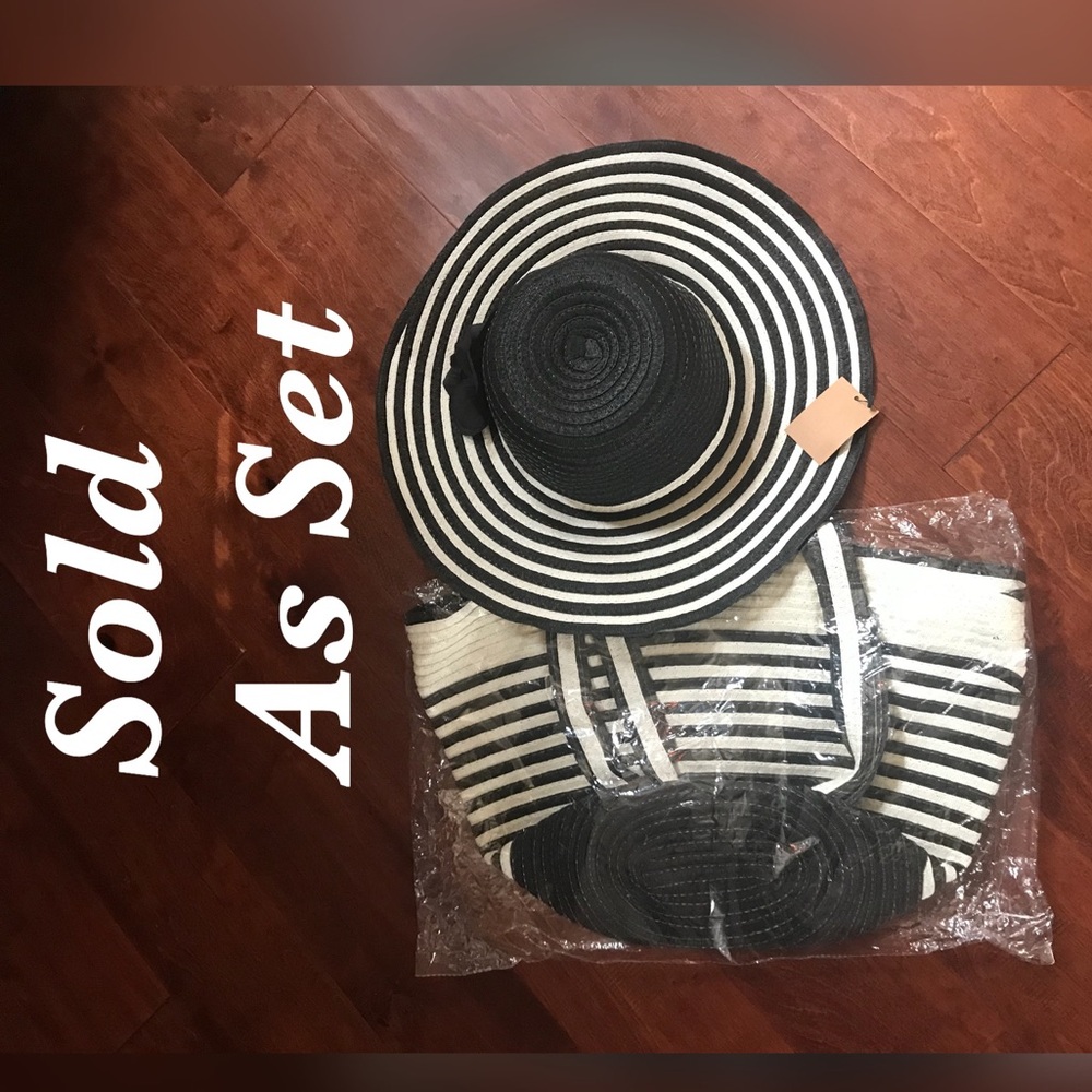 HOST PICK🎉Straw Floppy Hat and Bag. Sold as Set!